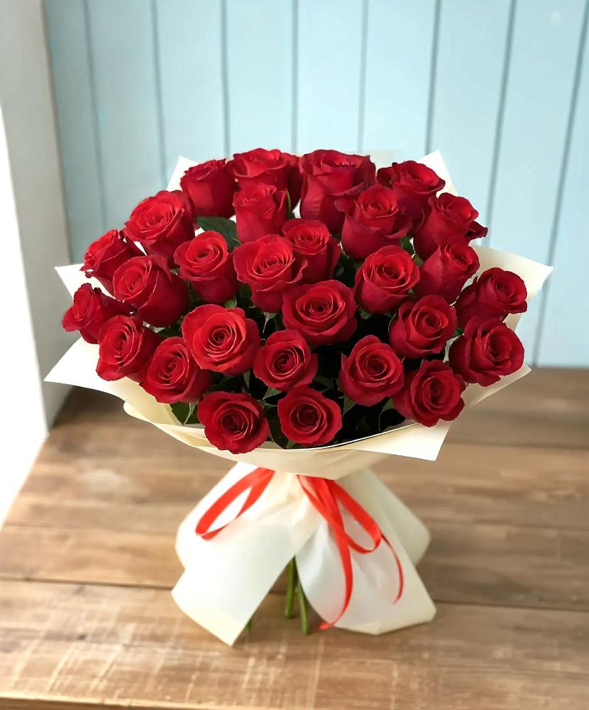 Букет 29 Красных роз в Белом Яре Республики Хакасия