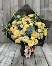 Букет цветов из:  Розы и Лизиантусы в Белом Яре Республики Хакасия