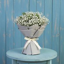 Букет цветов из:  Гипсофила в Белом Яре Республики Хакасия