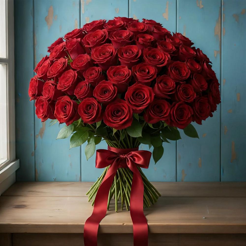 Букет Красные розы Блэк Меджик в Белом Яре Республики Хакасия