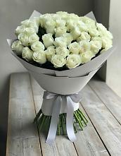Букет 35 Белых роз #REPLACE_PRED# Белом Яре Республики Хакасия