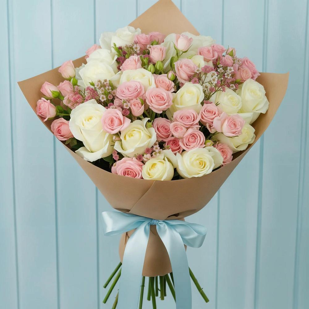 Букет цветов из: Розы в Белом Яре Республики Хакасия