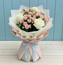 Букет цветов из:  Розы в Белом Яре Республики Хакасия