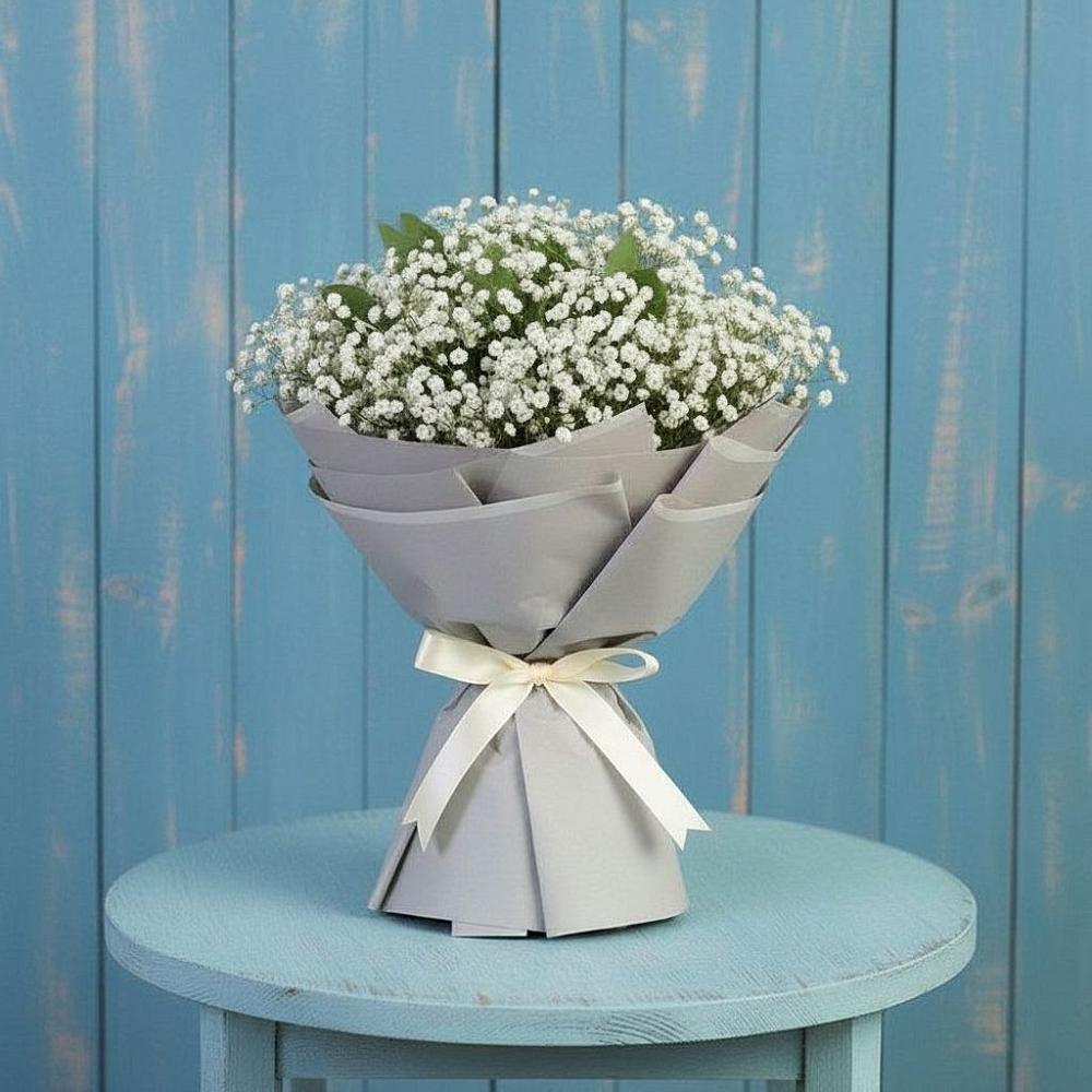 Букет цветов из: Гипсофила в Белом Яре Республики Хакасия