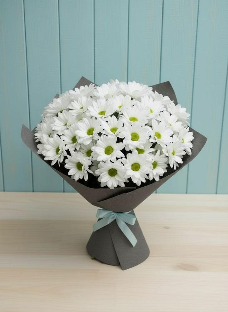 Букет цветов из: Хризантемы в Белом Яре Республики Хакасия