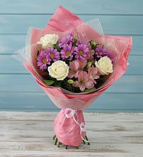 Букет цветов из:  Герберы в Белом Яре Республики Хакасия