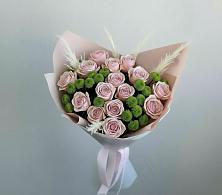 Букет цветов из:  Розы и Хризантемы в Белом Яре Республики Хакасия