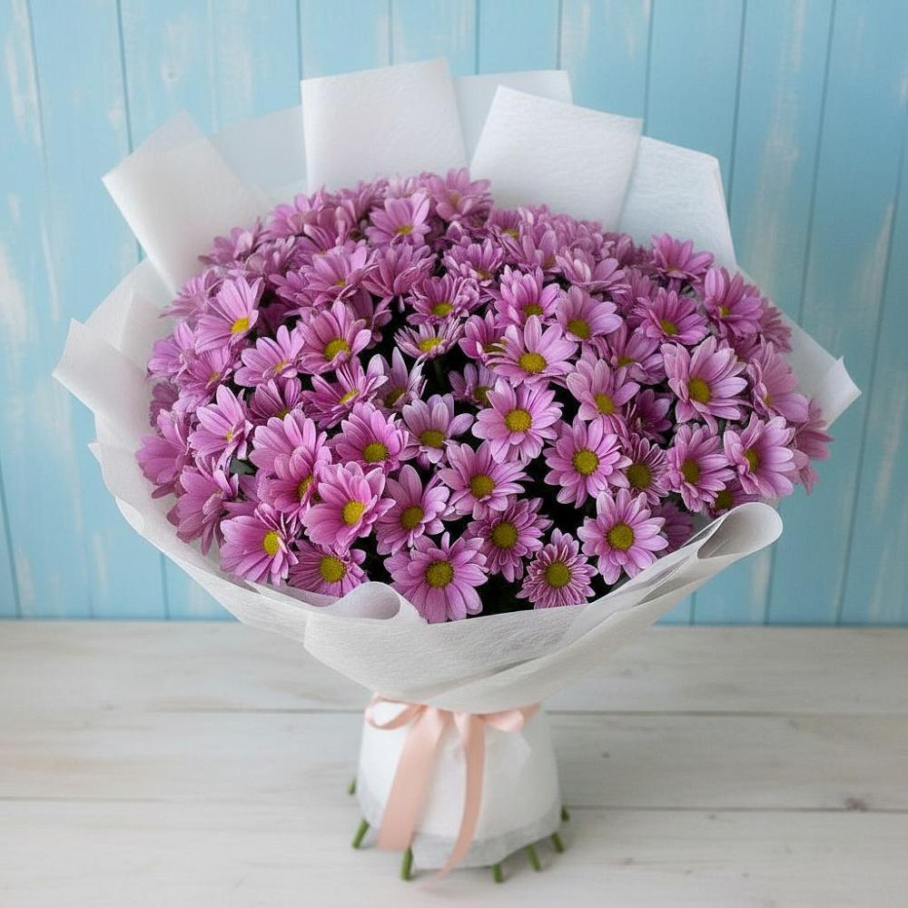 Букет цветов из: Хризантемы в Белом Яре Республики Хакасия
