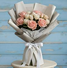 Букет цветов из:  Розы в Белом Яре Республики Хакасия