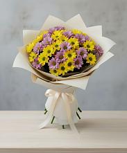 Букет цветов из:  Хризантемы в Белом Яре Республики Хакасия
