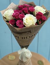 Букет цветов из:  Розы #REPLACE_PRED# Белом Яре Республики Хакасия