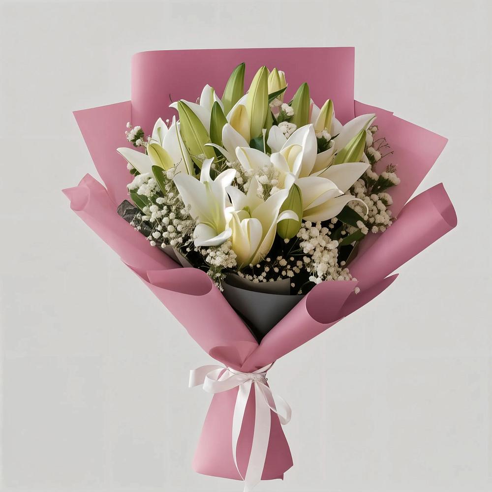 Букет цветов из: Лилии в Белом Яре Республики Хакасия