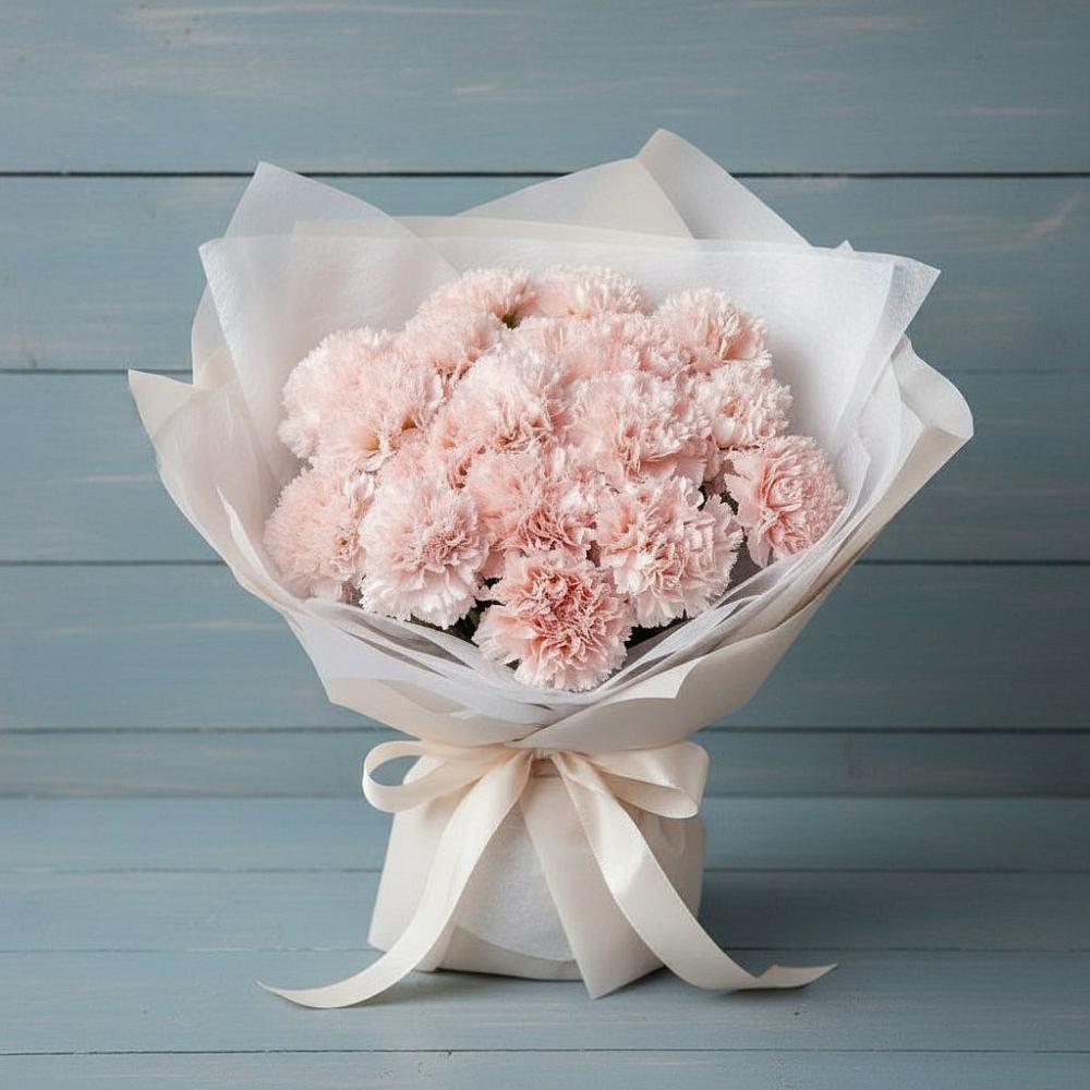 Букет цветов из: Гвоздики в Белом Яре Республики Хакасия