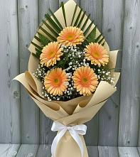 Букет цветов из:  Герберы в Белом Яре Республики Хакасия