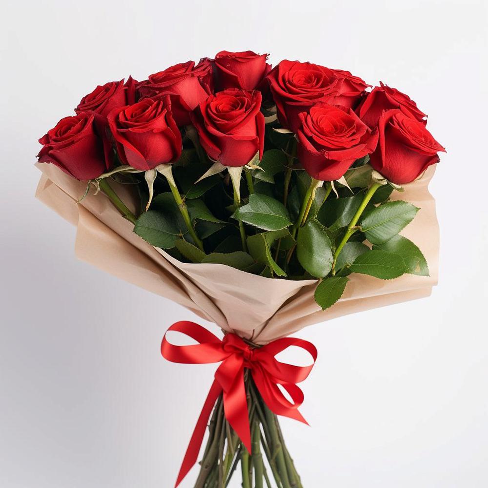 Букет 11 Красных роз Эдлесс Лав в Белом Яре Республики Хакасия