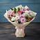 Букет цветов из: Хризантемы, Альстромерии и Розы в Белом Яре Республики Хакасия